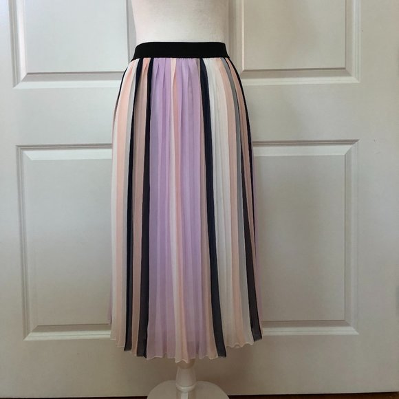 Elle Dresses & Skirts - Multicolored Pleated Skirt